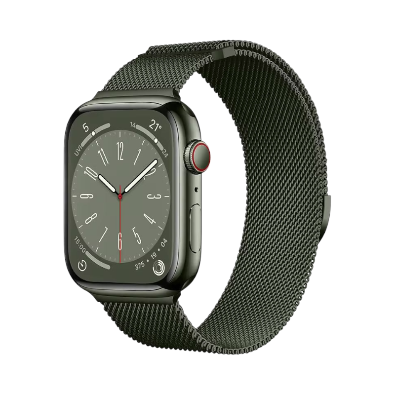 Correa The Strap Society México Étoile Milano de acero inoxidable color negro para Apple Watch con cierre magnético