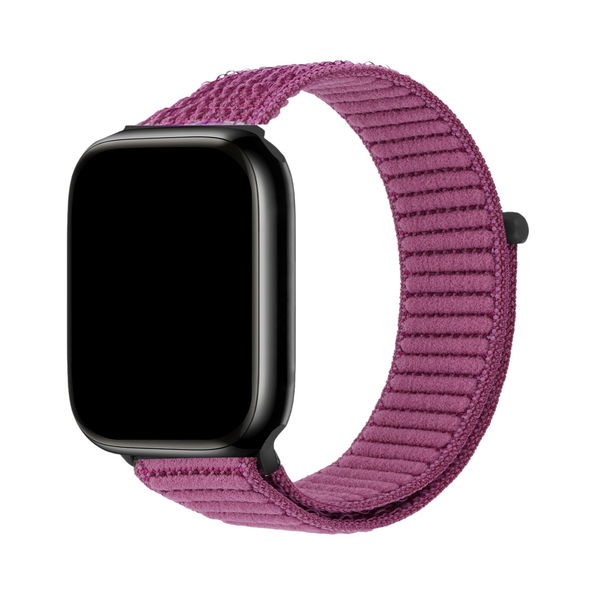 Correa Aura Soft de The Strap Society México en color morado, fabricada en nylon acolchado con cierre de velcro.