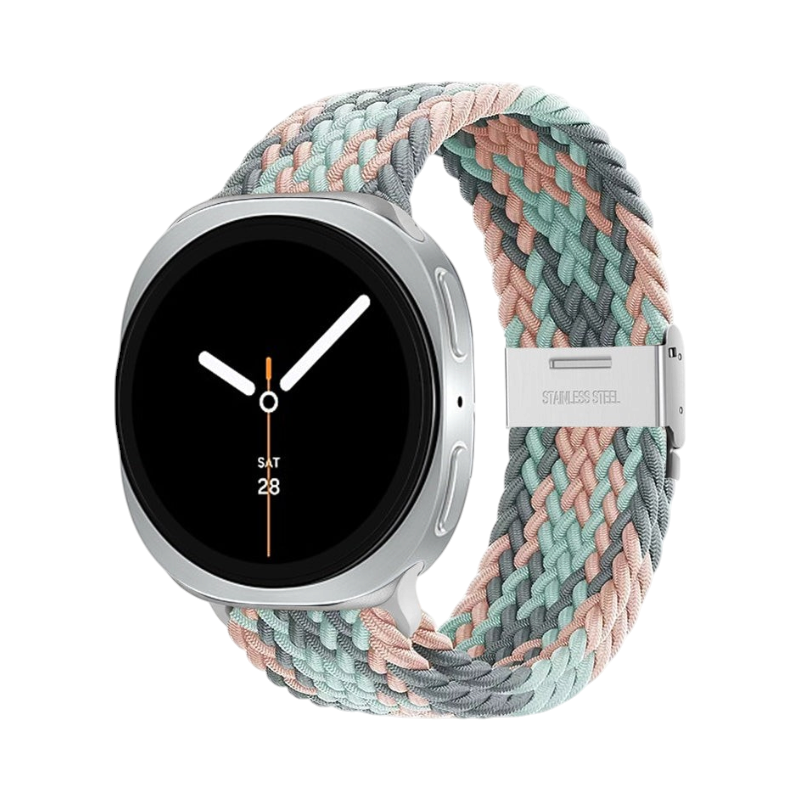 Correa Galaxy Braid de The Strap Society México en nylon trenzado multicolor para Samsung Galaxy Watch 8