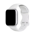 Correa de silicón blanca Nova Flex de The Strap Society México para Apple Watch, diseño flexible y duradero