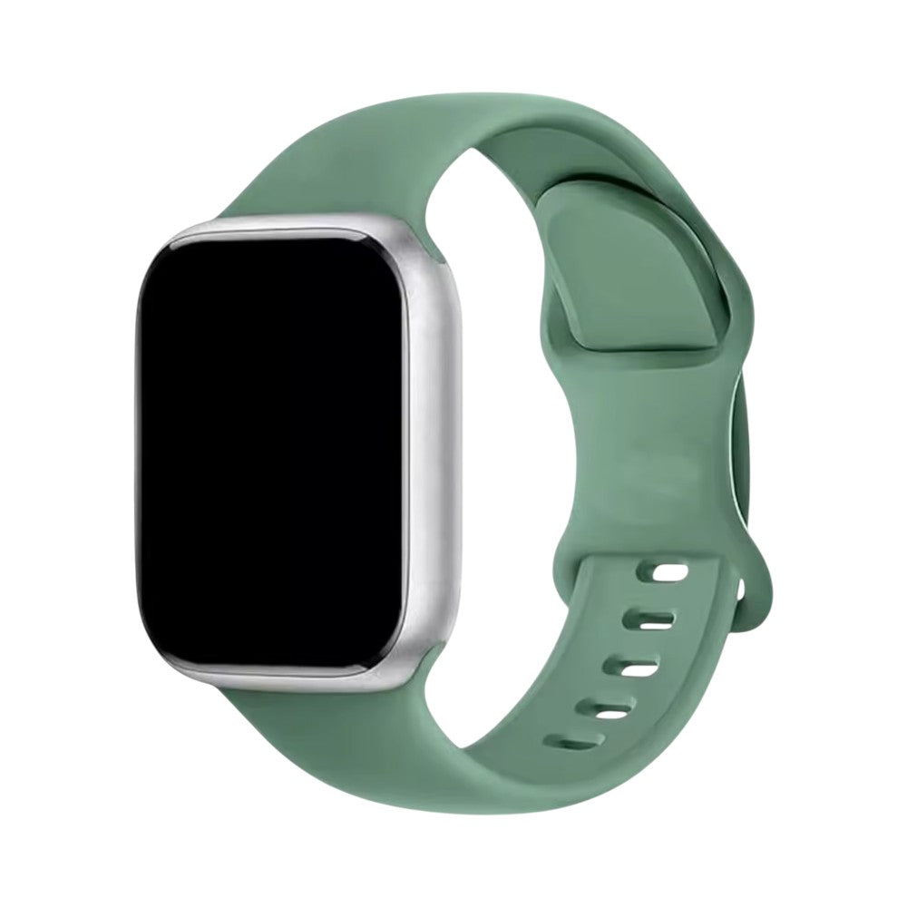 Correa de silicón verde oliva The Strap Society México para Apple Watch, diseño flexible y duradero
